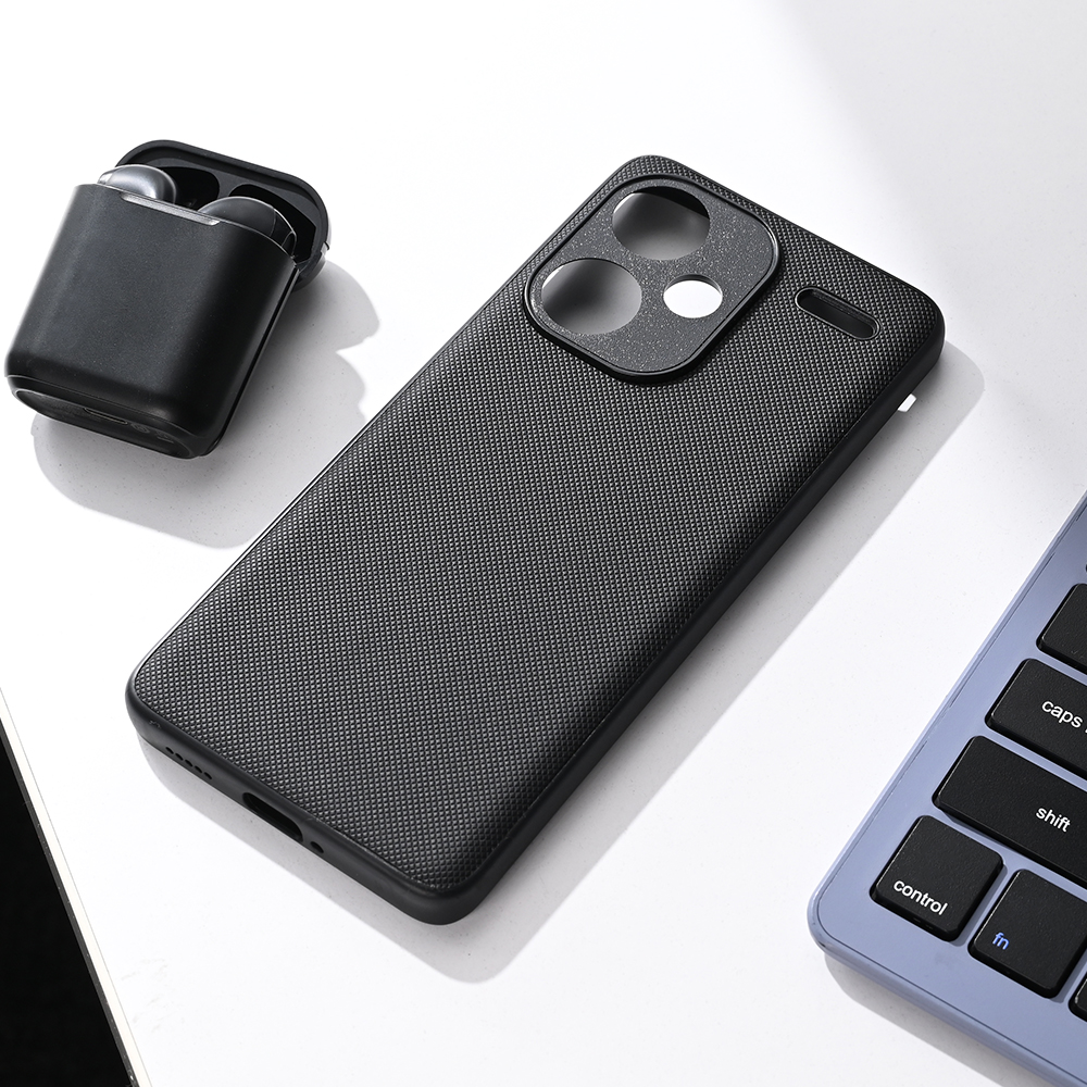 Torbica Teracell Scrub za Xiaomi Redmi Note 13 Pro Plus crna