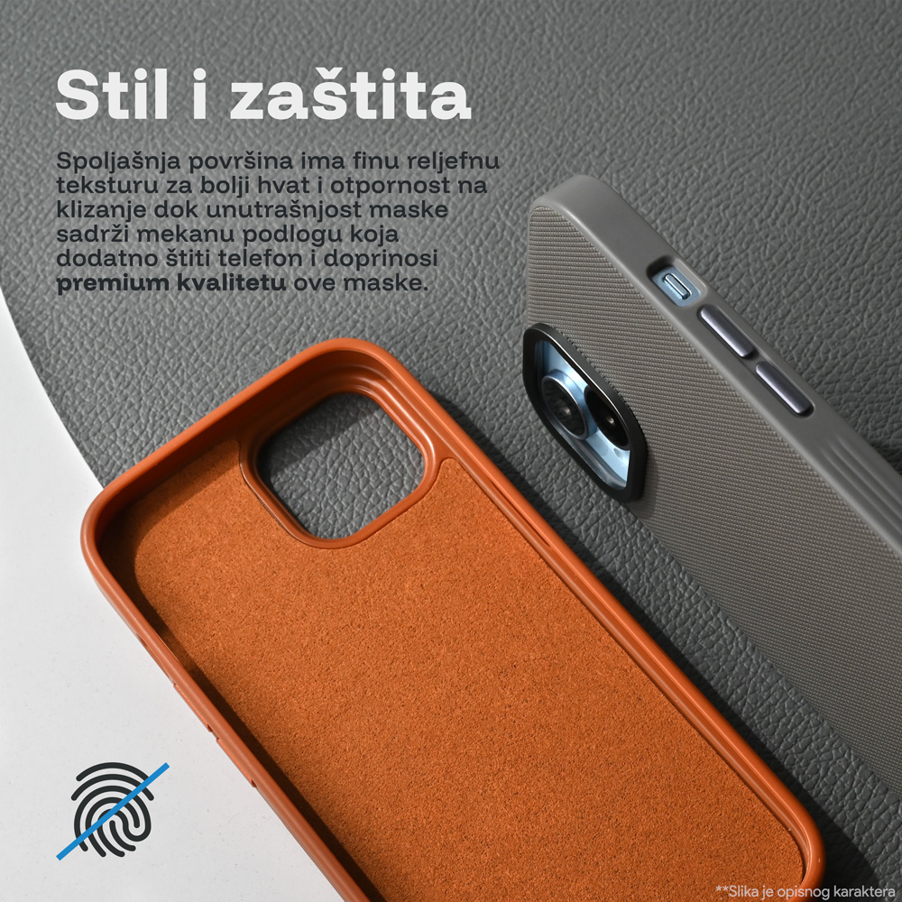 Torbica Urban Case za iPhone 16 Plus 6.7 braon