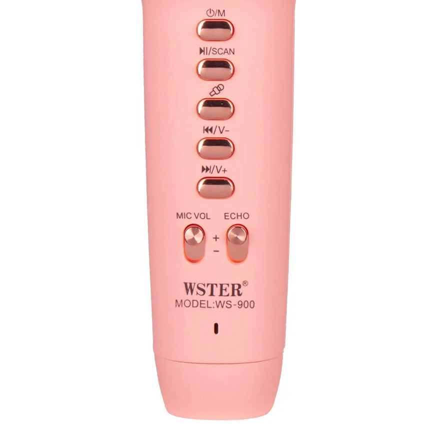 Bluetooth mikrofon WS900 roze