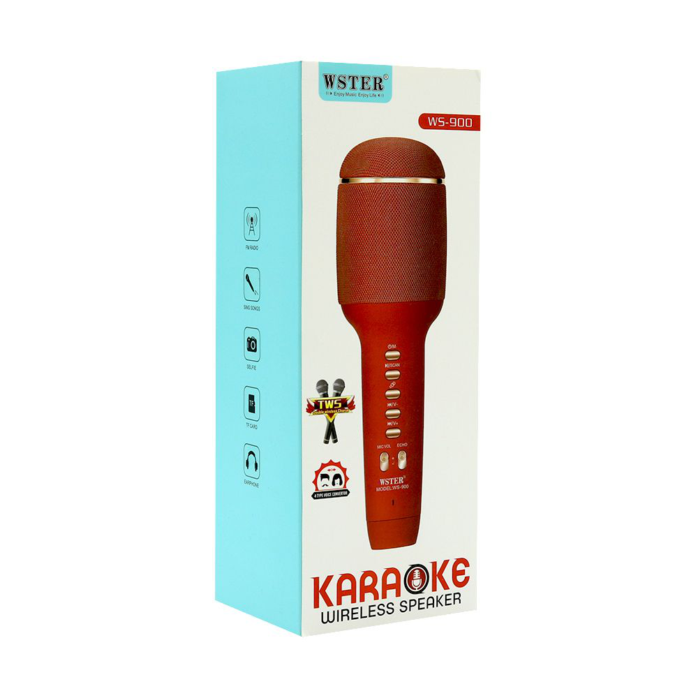 Bluetooth mikrofon WS900 roze