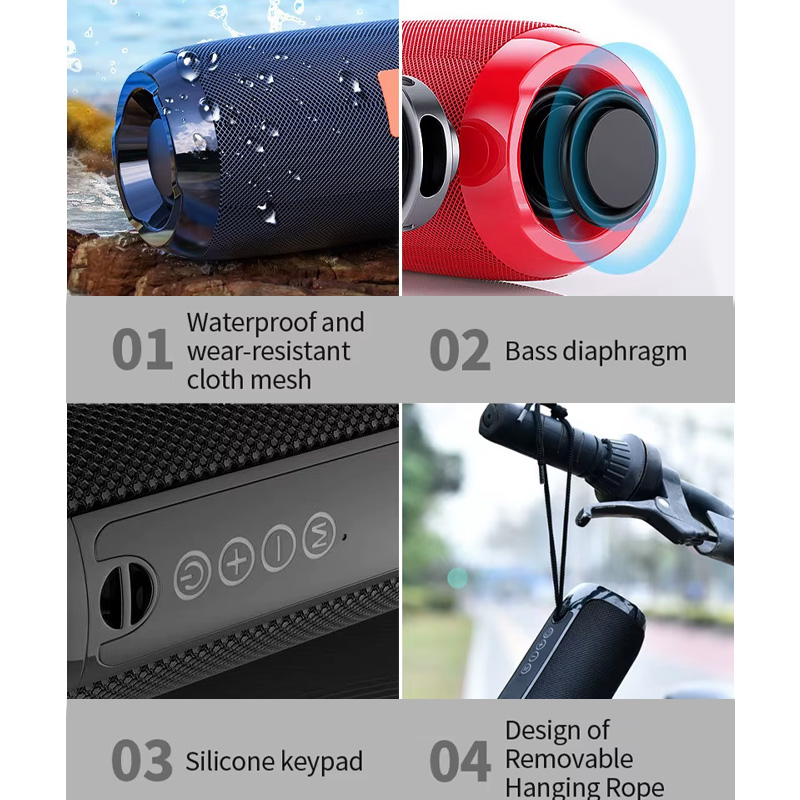 Bluetooth zvucnik TG-117 crni
