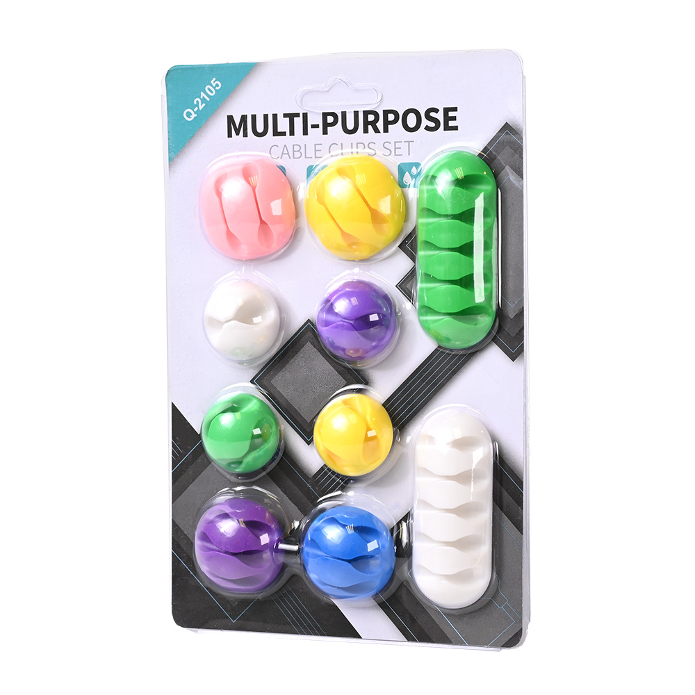 Drzac kablova JWD set 10u1 vise boja