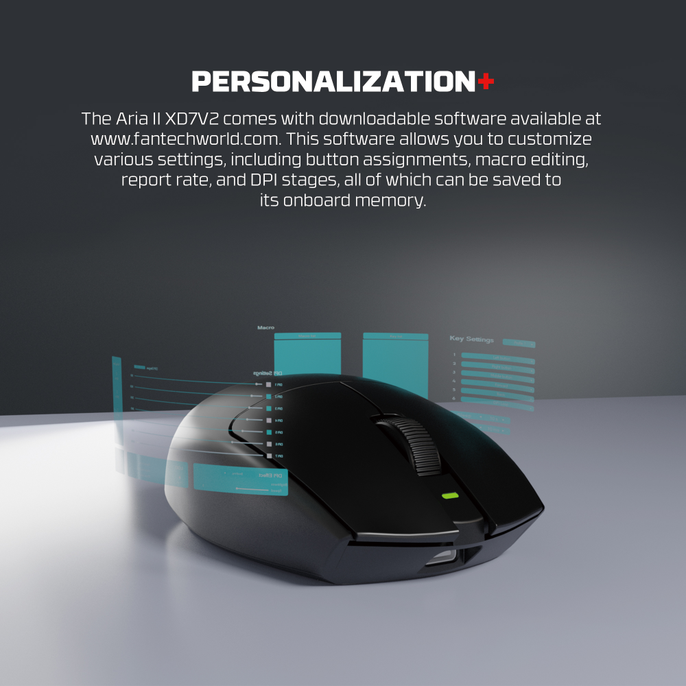 Mis Wireless Gaming Fantech XD7V2 Aria II beli