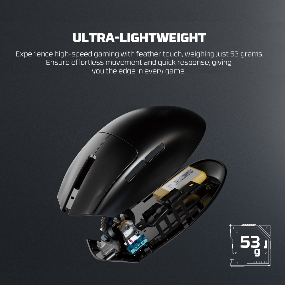Mis Wireless Gaming Fantech XD7V2P Aria II PRO crveni