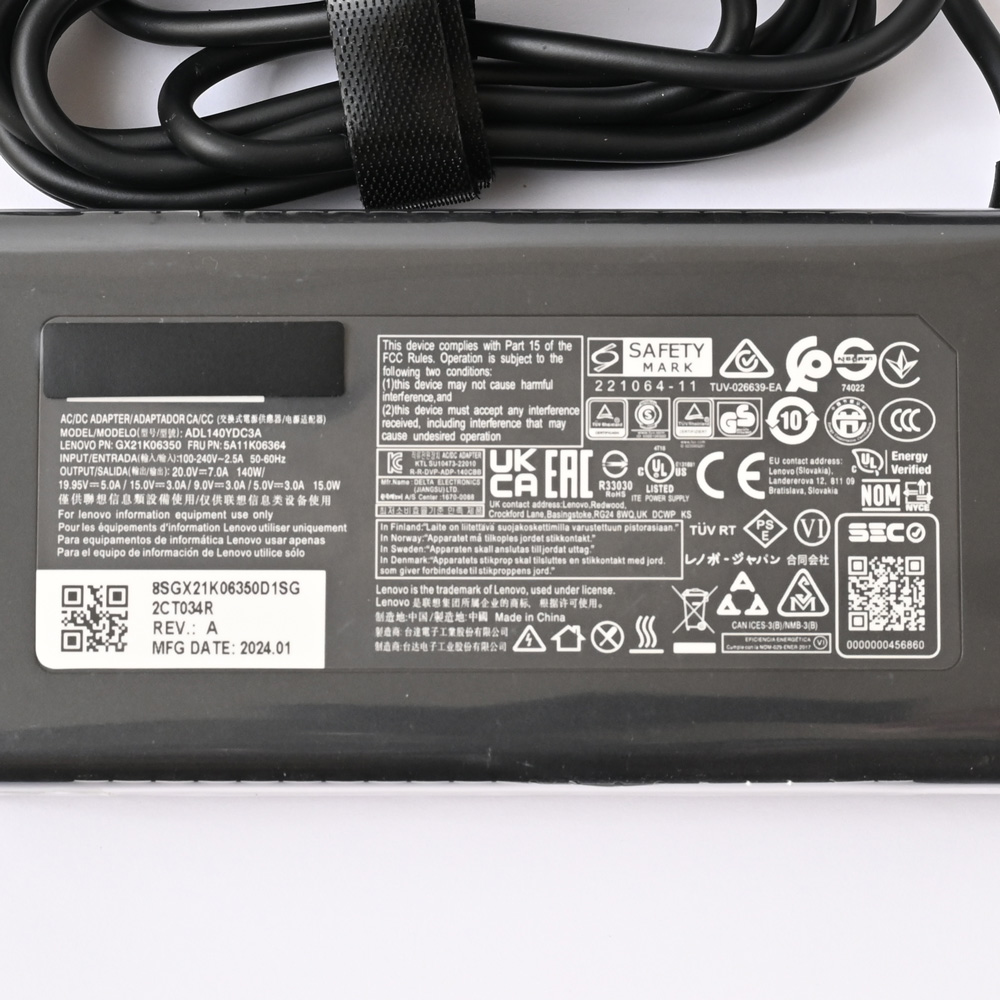 Punjac za laptop Lenovo Type C 20V 7A 140W HQ