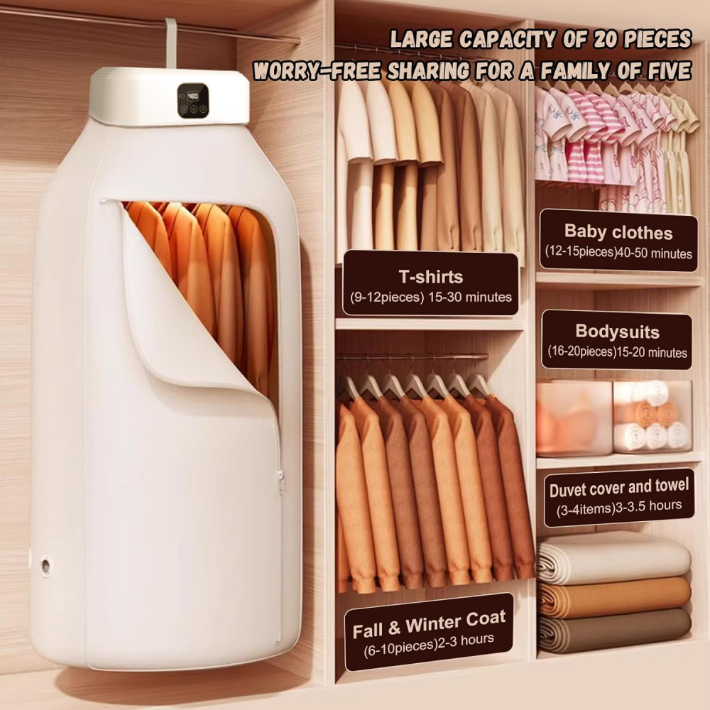 Prenosivi susac za odecu JWD HQ bez