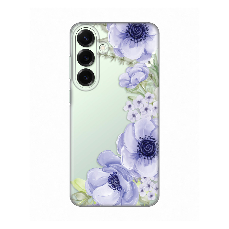 Torbica Silikonska Print Skin za Samsung S936B Galaxy S25 Plus Blue Roses