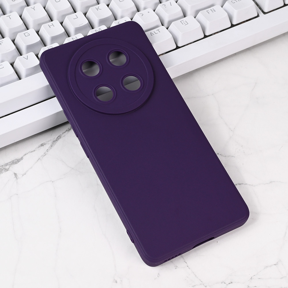 Torbica Silikon Pro Camera za Honor Magic 7 Lite ljubicasta
