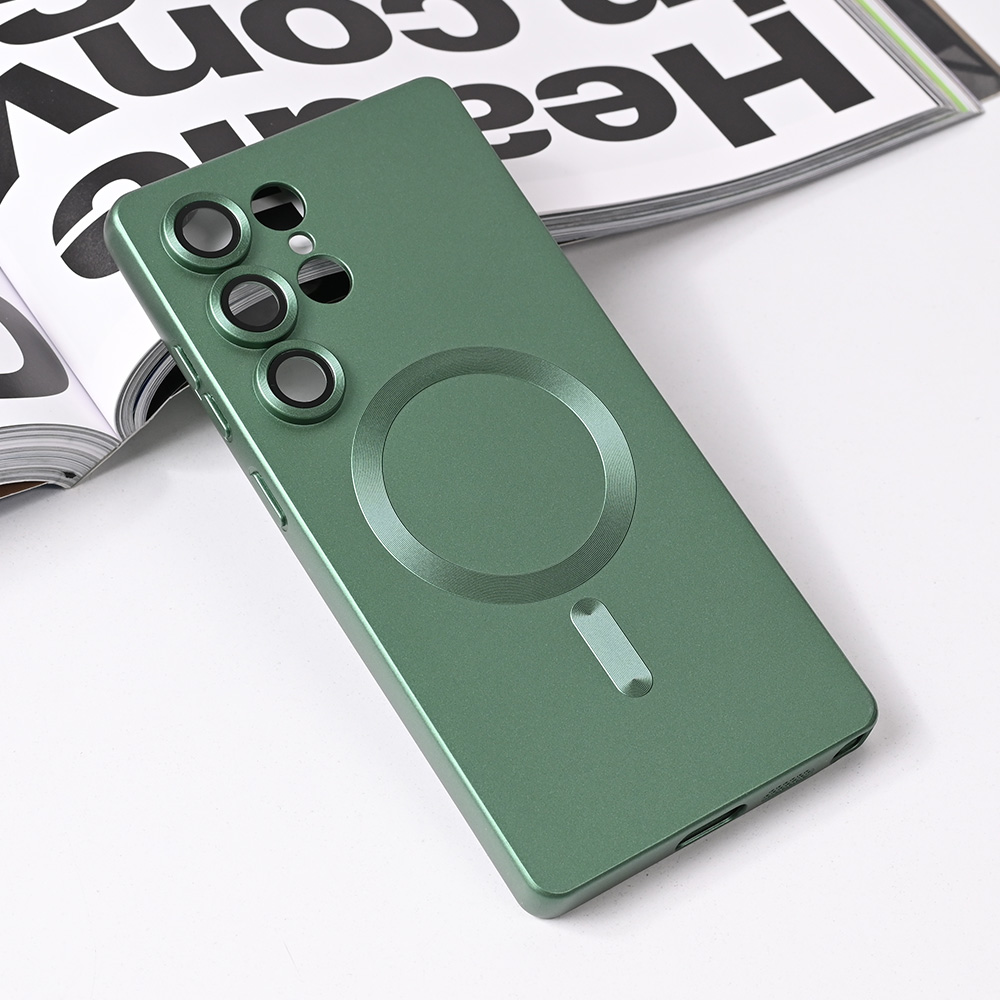 Torbica Magsafe Chrome za Samsung S938B Galaxy S25 Ultra zelena