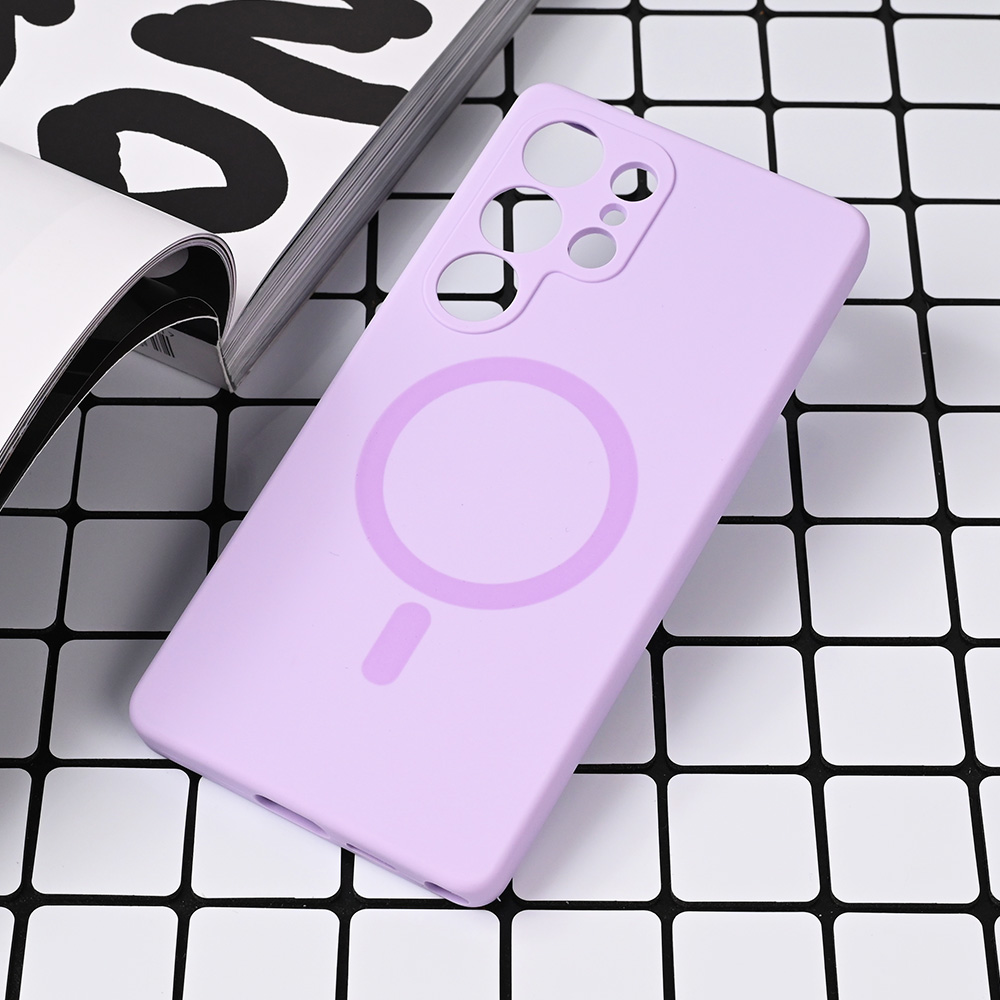 Torbica Magsafe Pure color za Samsung S938B Galaxy S25 Ultra lila