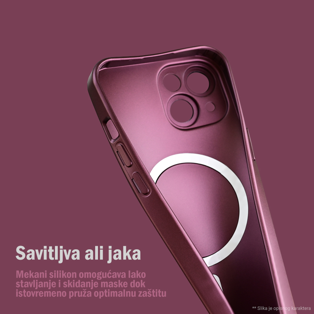 Torbica Magsafe Chrome za Samsung A366B Galaxy A36 siva