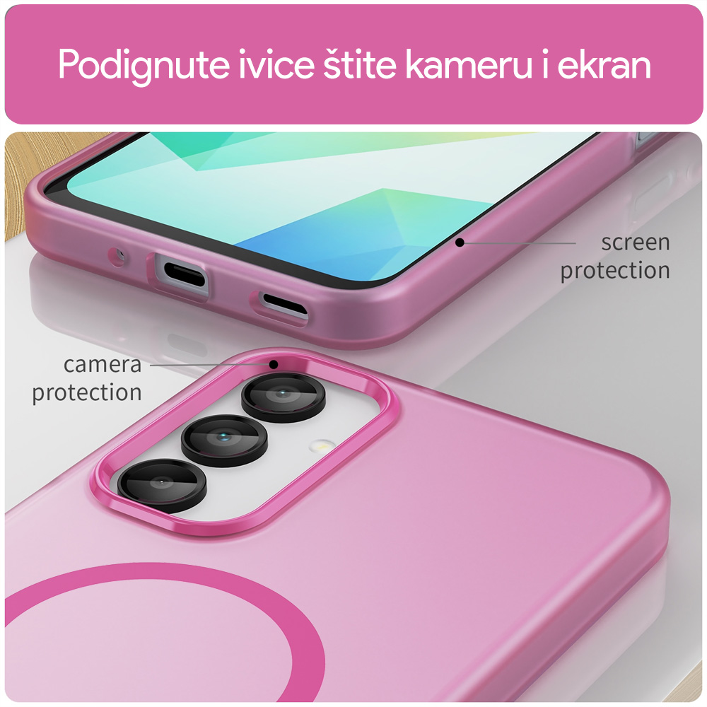 Torbica Magsafe Pastel za Samsung A266B Galaxyg A26 5G bela