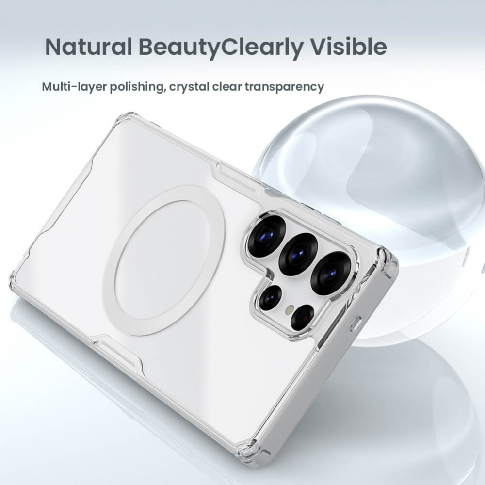 Torbica Nillkin Nature Pro Magnetic za Samsung S938B Galaxy S25 Ultra transparent