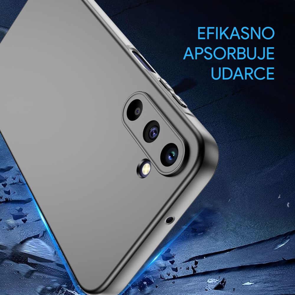 Torbica Shell Velvet za Samsung A266B Galaxy A26 5G crna