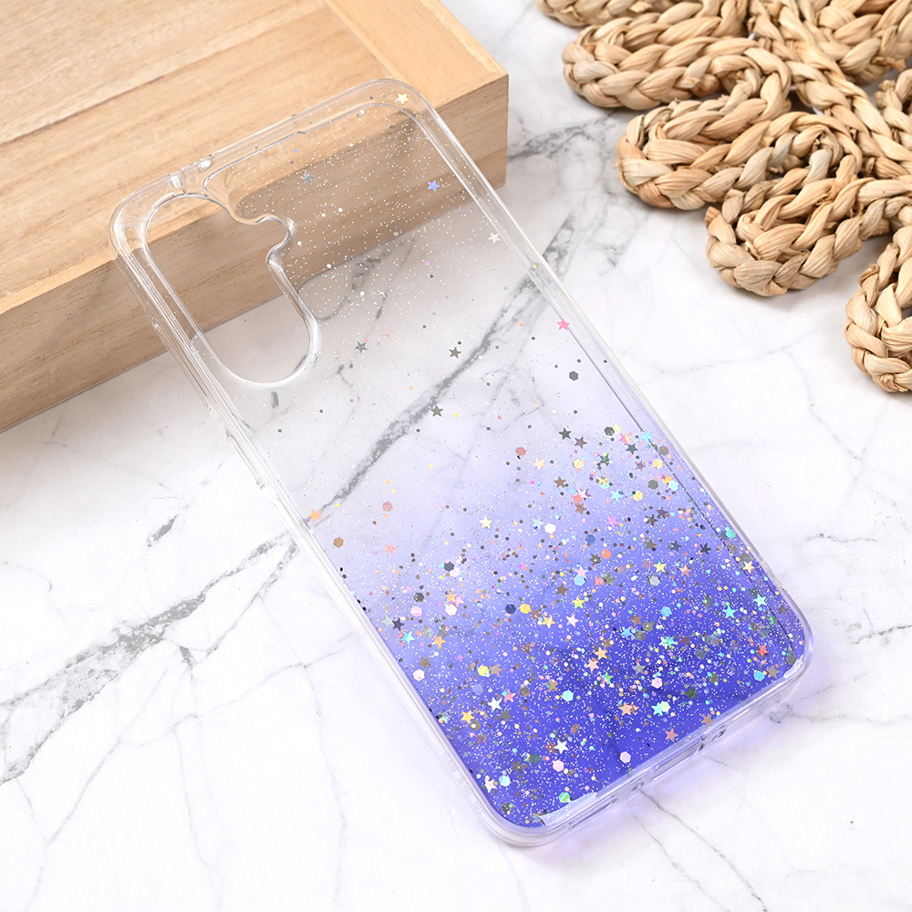 Torbica Silikonska Glitter za Samsung A366B Galaxy A36 5G ljubicasta