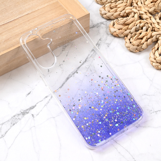 Torbica Silikonska Glitter za Samsung A366B Galaxy A36 5G ljubicasta