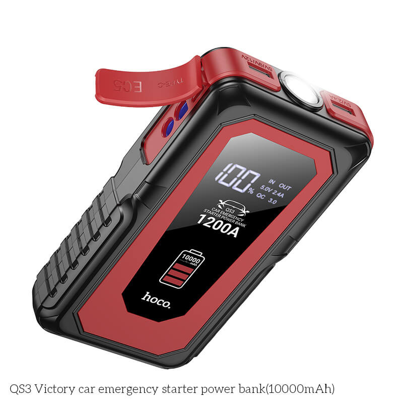 Auto starter Hoco QS3, 10000mAh, 37Wh, 12V