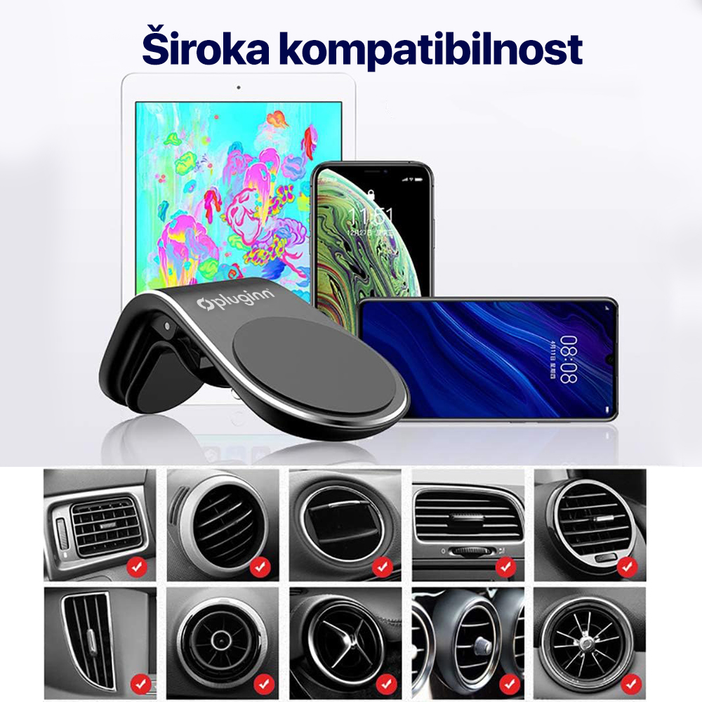 Drzac za mobilni telefon Pluginn PI-01 magnetic vent