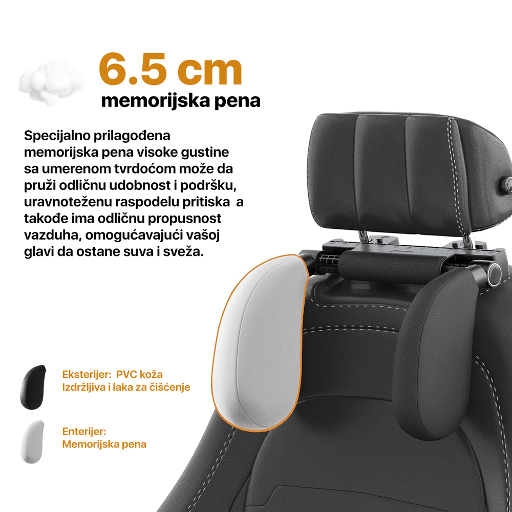 Naslon za glavu za auto sediste