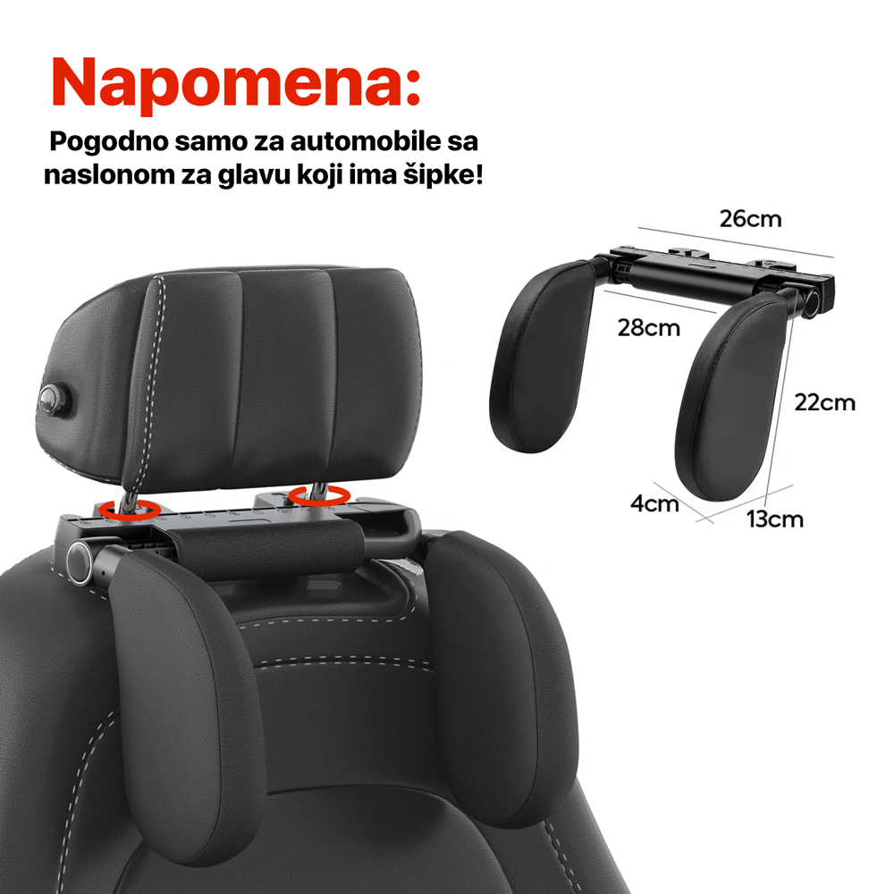 Naslon za glavu za auto sediste
