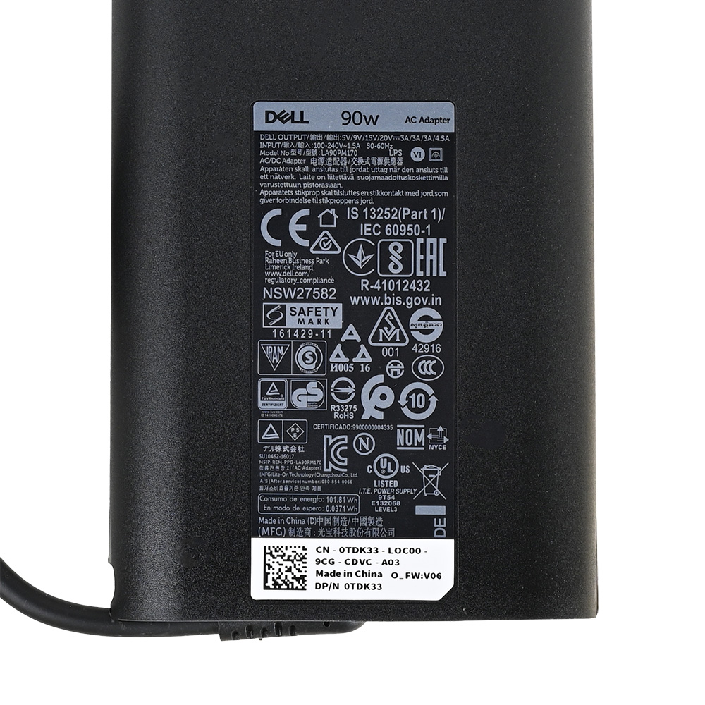 Punjac za laptop Dell Type C 20V 4.5A 90W HQ JC