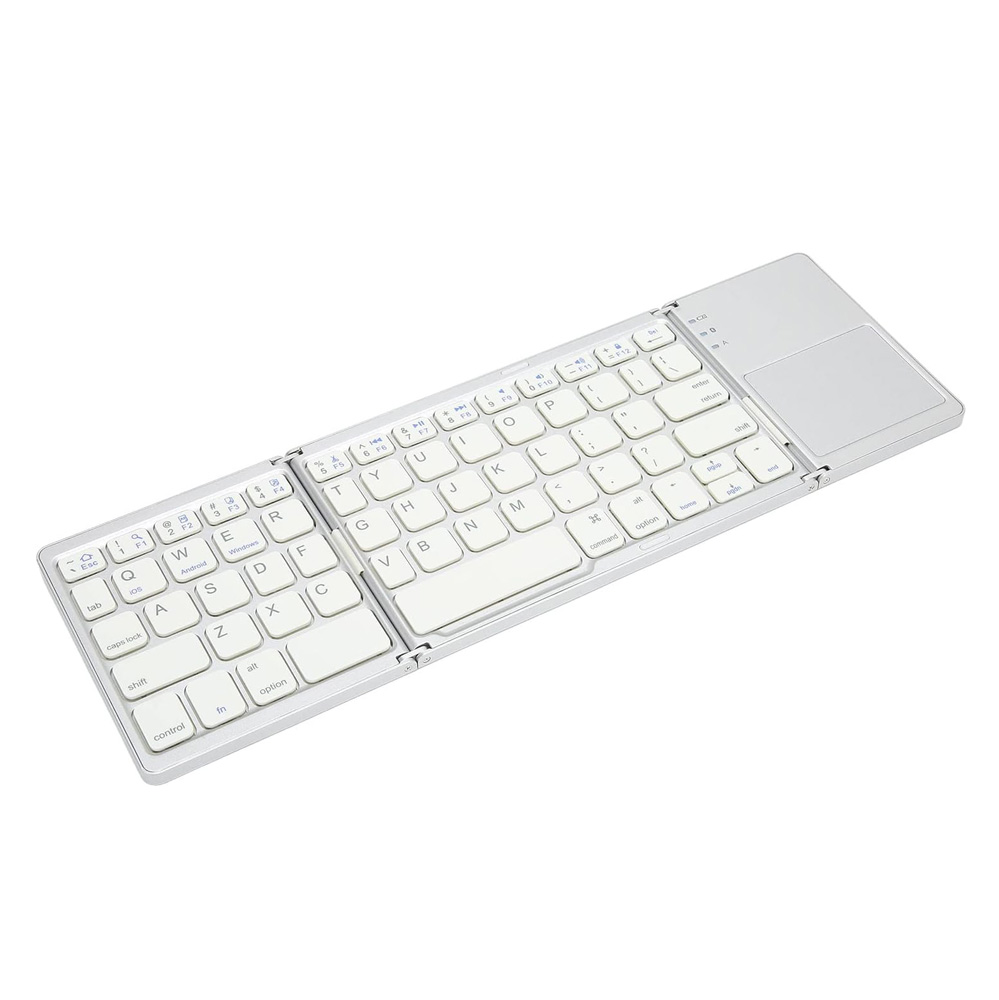 Tastatura Wireless sa touchpadom rasklopiva bela