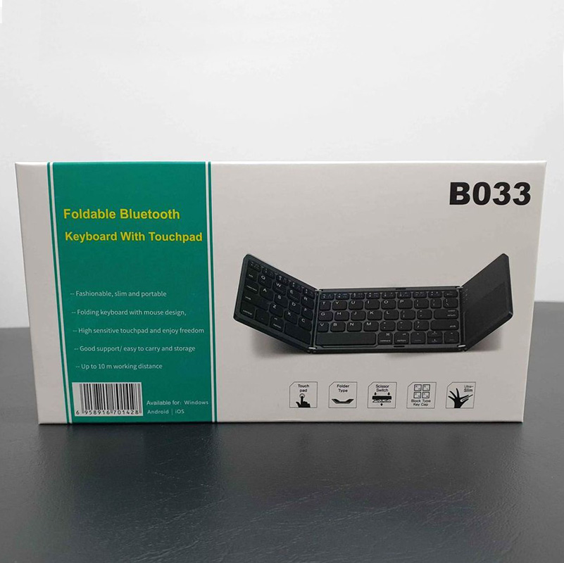 Tastatura Wireless sa touchpadom rasklopiva bela