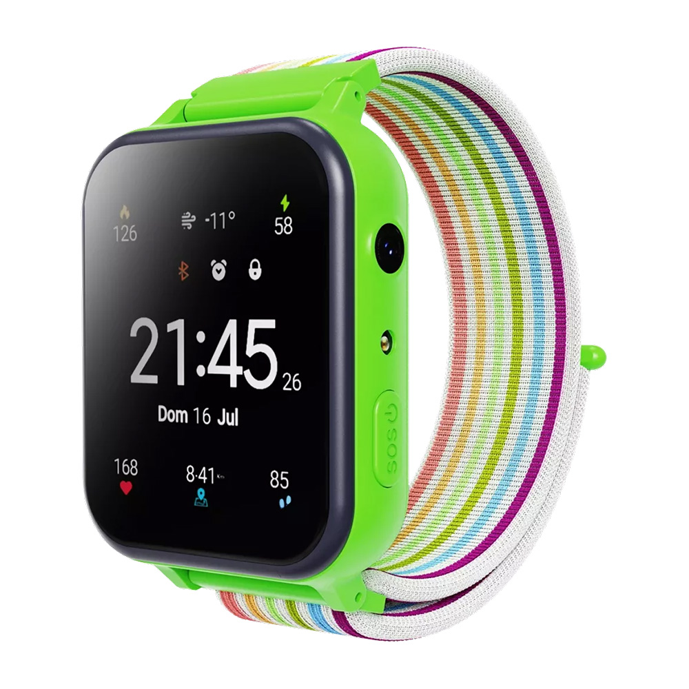 Smart watch CANYON Alfie KW-37, Kids, 1.69", GPS, nano SIM, 32+32MB, GSM, 400mAh, zeleni