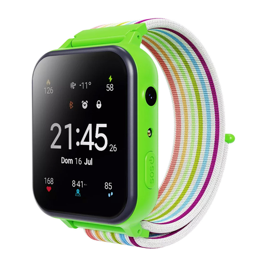 Smart watch CANYON Alfie KW-37, Kids, 1.69", GPS, nano SIM, 32+32MB, GSM, 400mAh, zeleni