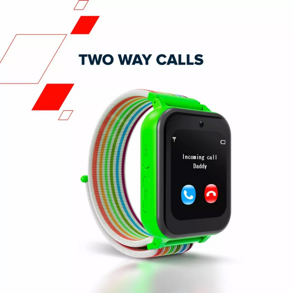Smart watch CANYON Alfie KW-37, Kids, 1.69", GPS, nano SIM, 32+32MB, GSM, 400mAh, zeleni