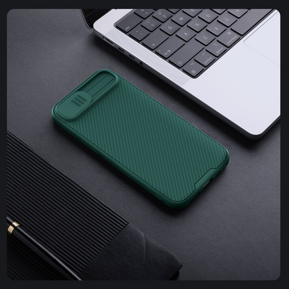 Torbica Nillkin CamShield Pro za iPhone 16e/17e 6.1 zelena