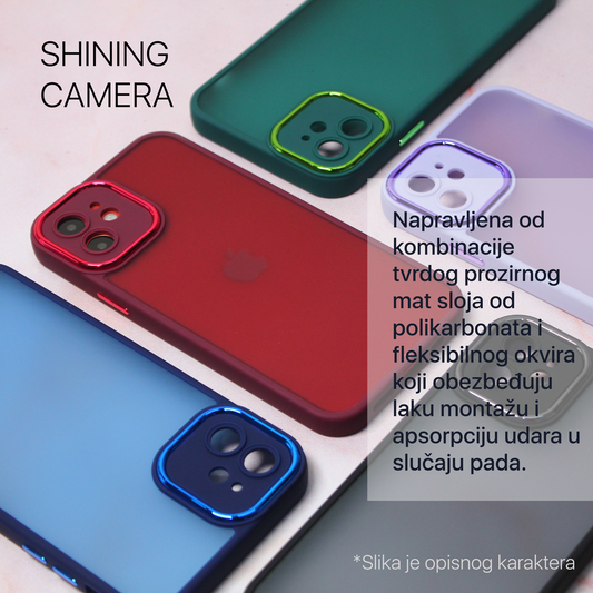 Torbica Shining Camera za Samsung A566B Galaxy A56 5G ljubicasta
