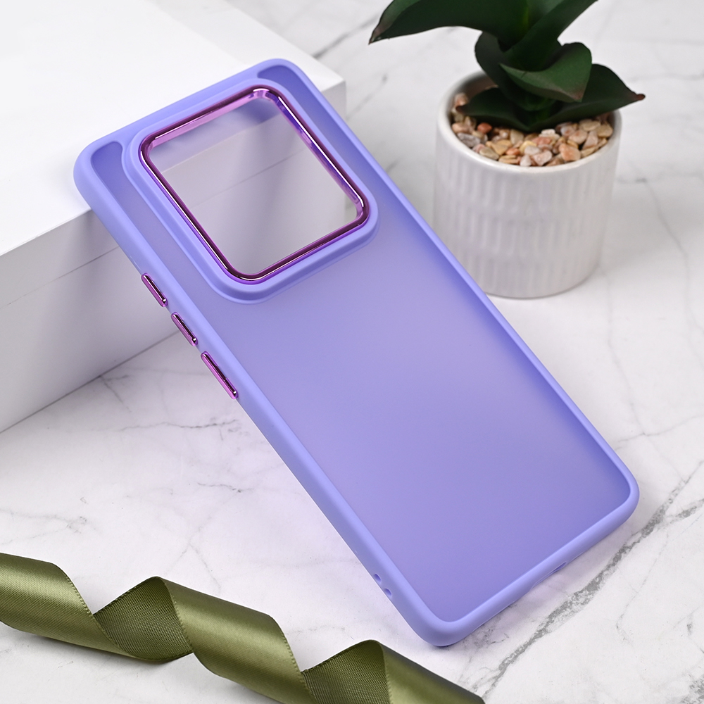 Torbica Shining Camera za Xiaomi Redmi Note 14 Pro 5G ljubicasta