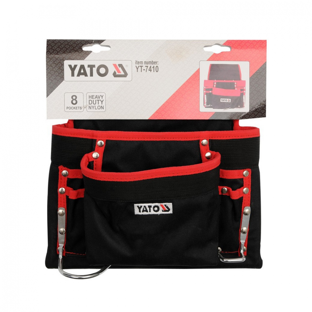 Torbica za alat Yato YT-7410 crno crvena