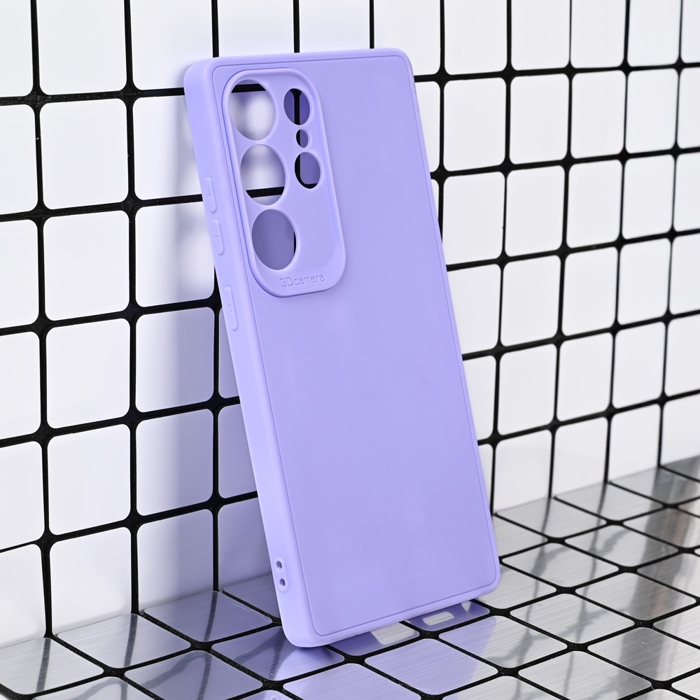 Torbica 3D Camera za Samsung S938B Galaxy S25 Ultra ljubicasta