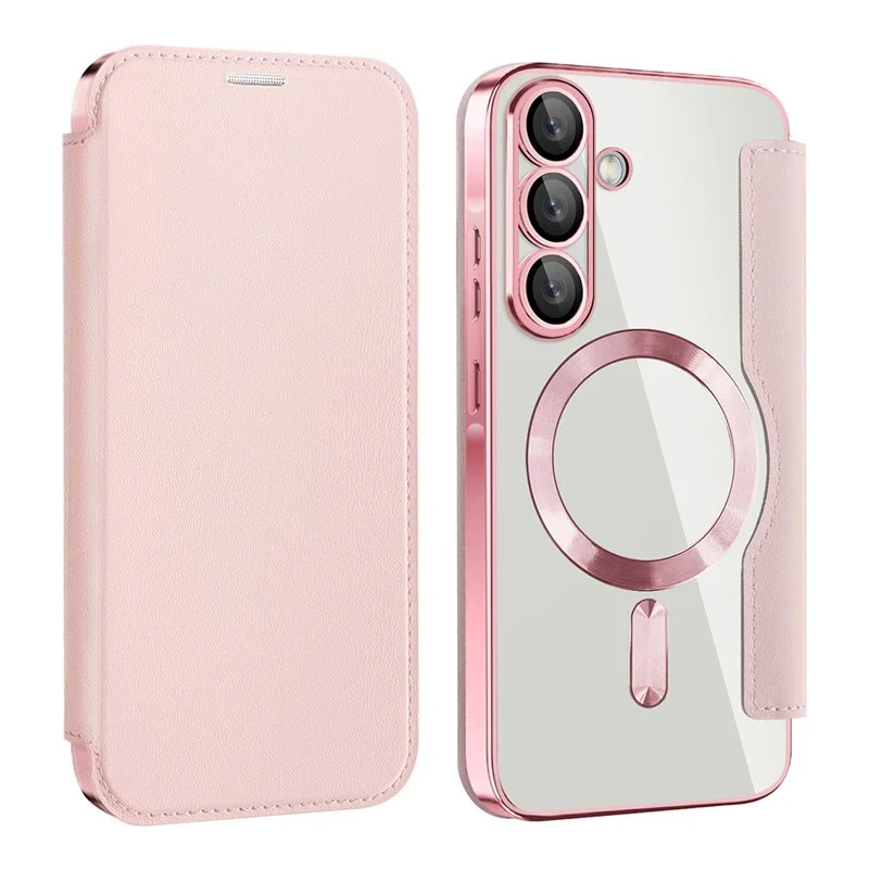 Torbica Magsafe Lux Bi Fold za Samsung A366B Galaxy A36 roze