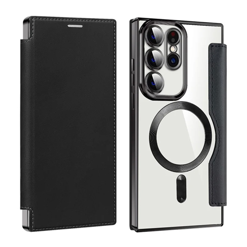 Torbica Magsafe Lux Bi Fold za Samsung S918B Galaxy S23 Ultra crna