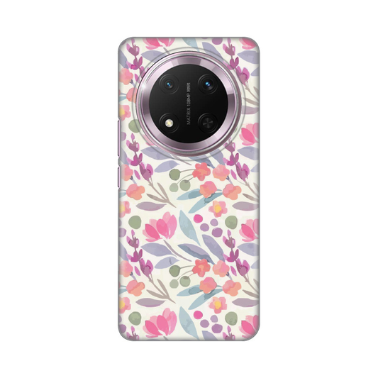 Torbica Silikonska Print za Honor Magic 7 Lite Watercolor Flowers