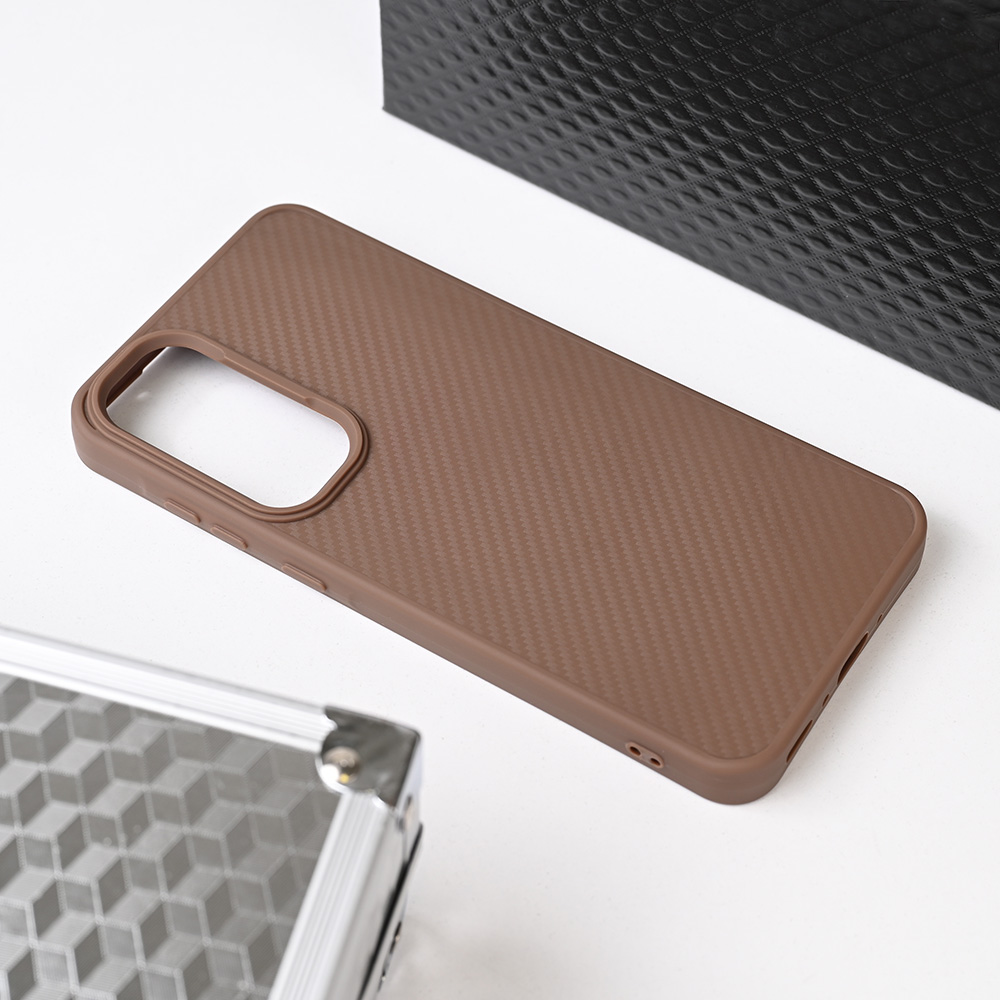 Torbica Magsafe Kevlar za Samsung A556B Galaxy A55 5G braon