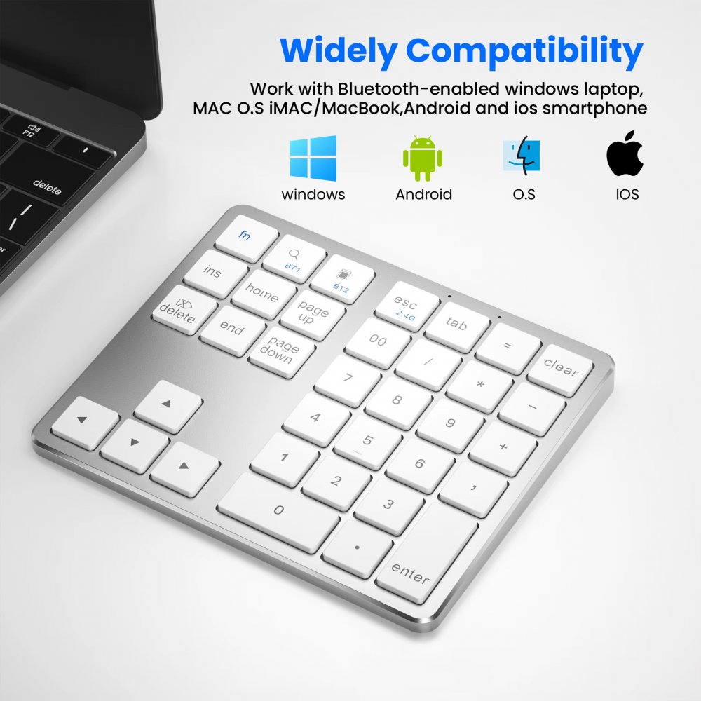 Wireless numpad JWD crni