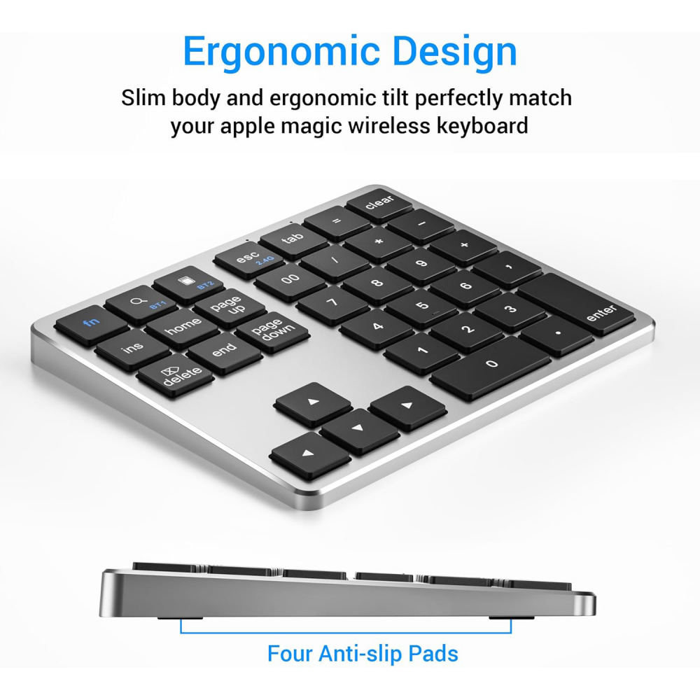 Wireless numpad JWD crni