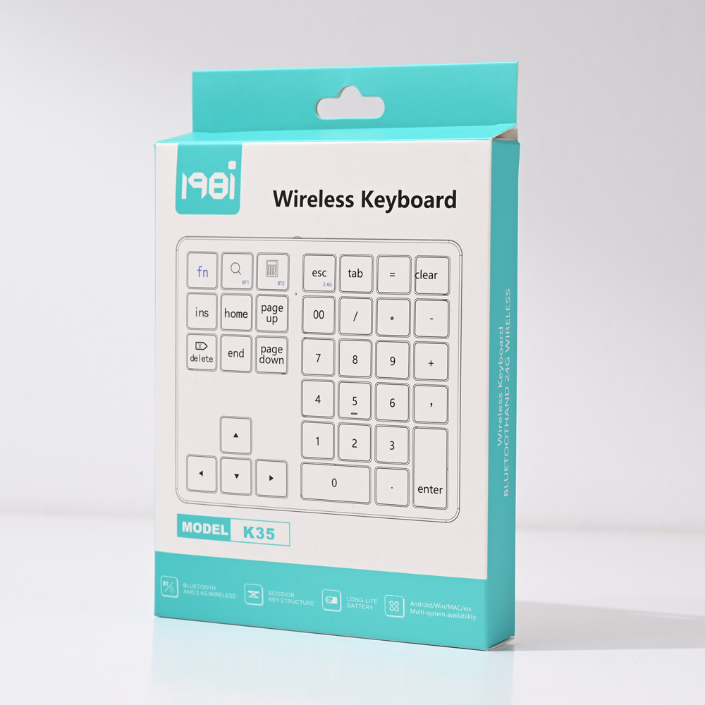 Wireless numpad JWD crni