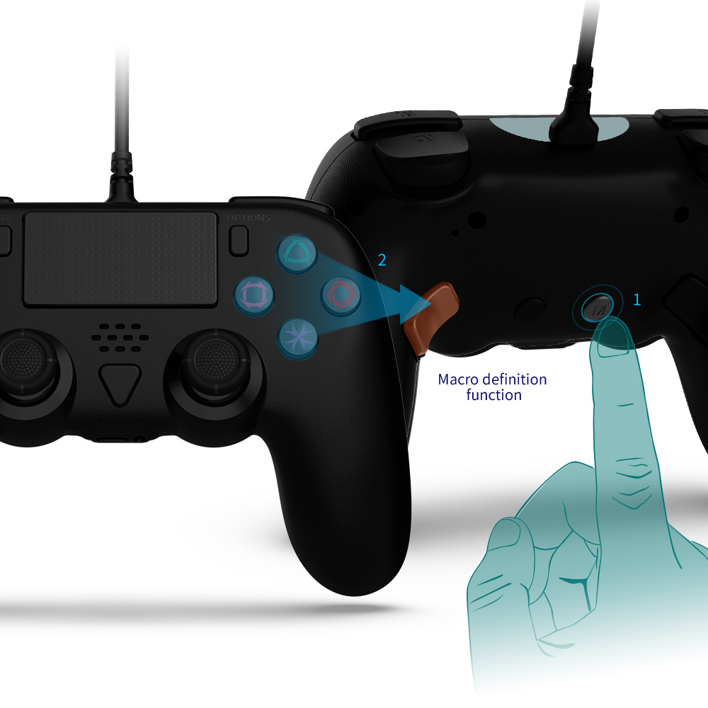 Joypad Dobe TP5-35136 zicani za PS5 crni