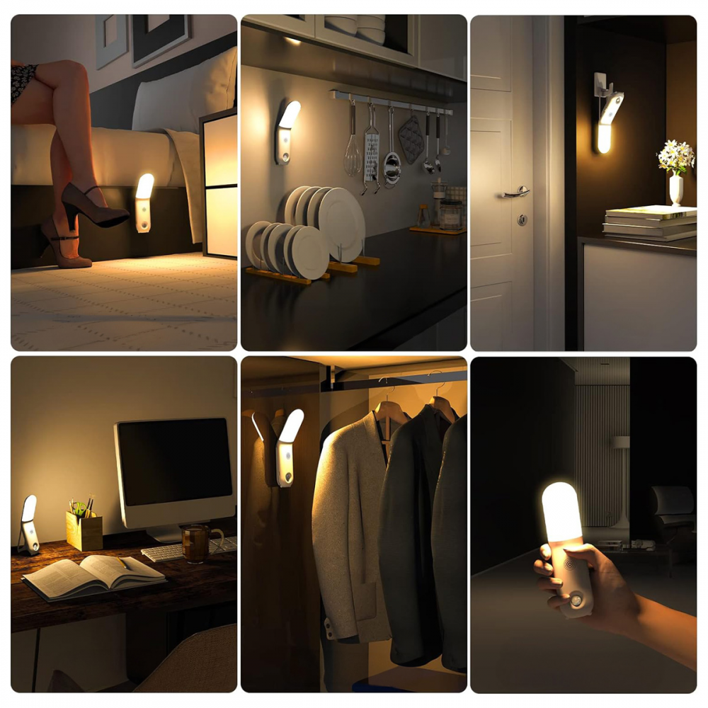 LED lampa zidna JWD bela