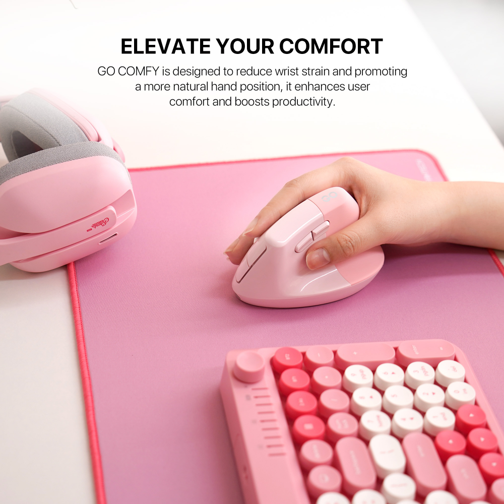 Mis Wireless Fantech W195R GO comfy pink