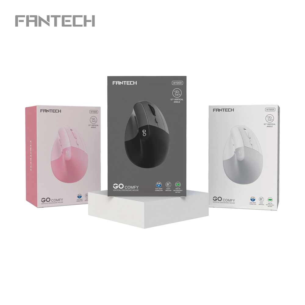 Mis Wireless Fantech W195R GO comfy pink