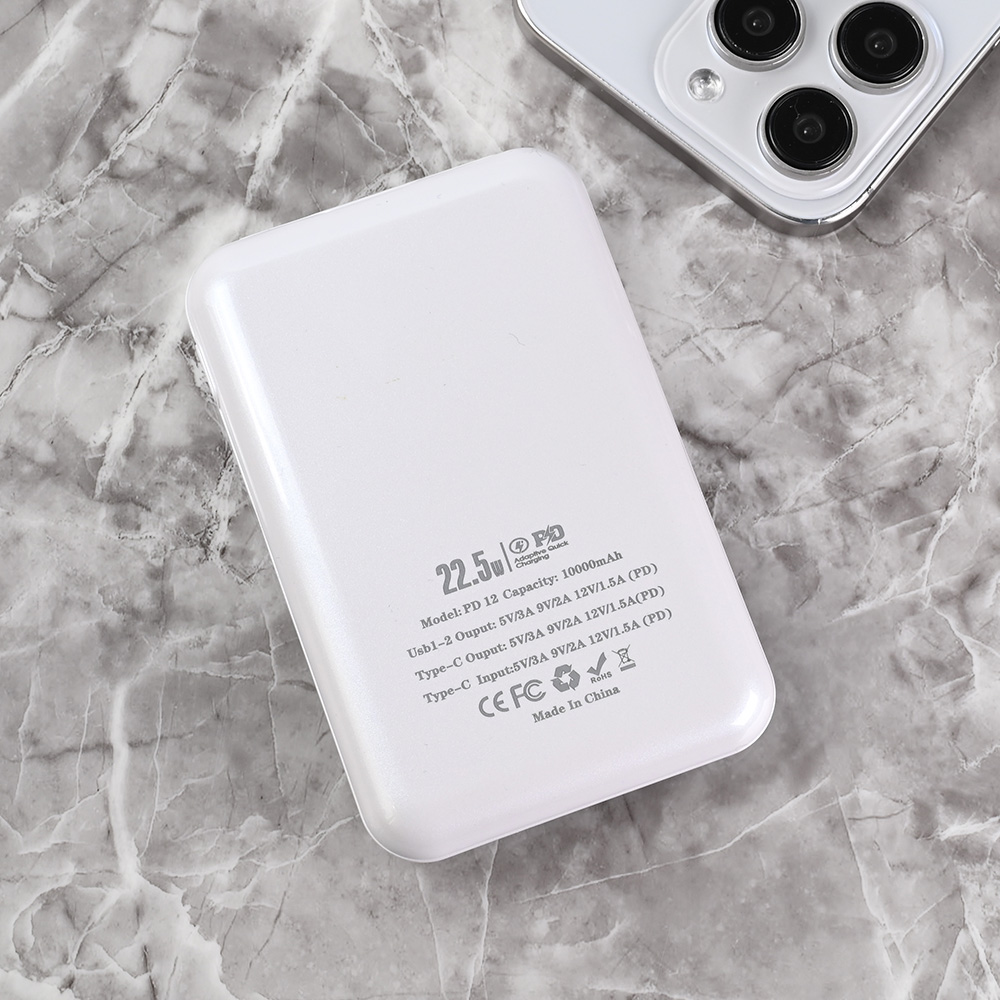Power bank prenosiva baterija Oxpower PD12 10000mAh bela