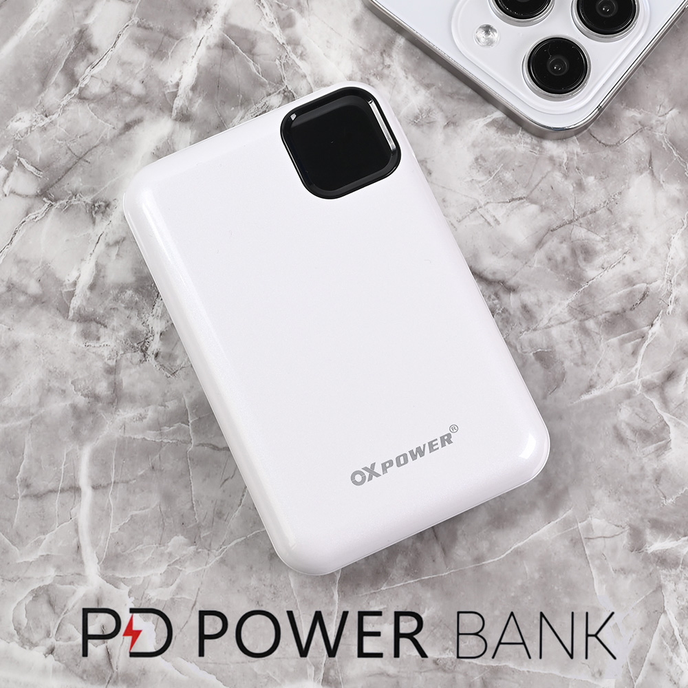 Power bank prenosiva baterija Oxpower PD12 10000mAh bela