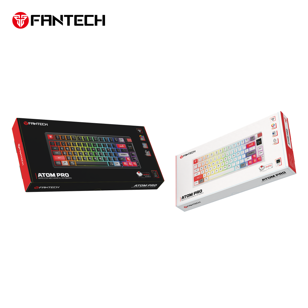 Tastatura Mehanicka Gaming Fantech MK917 RGB Atom PRO79 Wireless crna (Red switch)