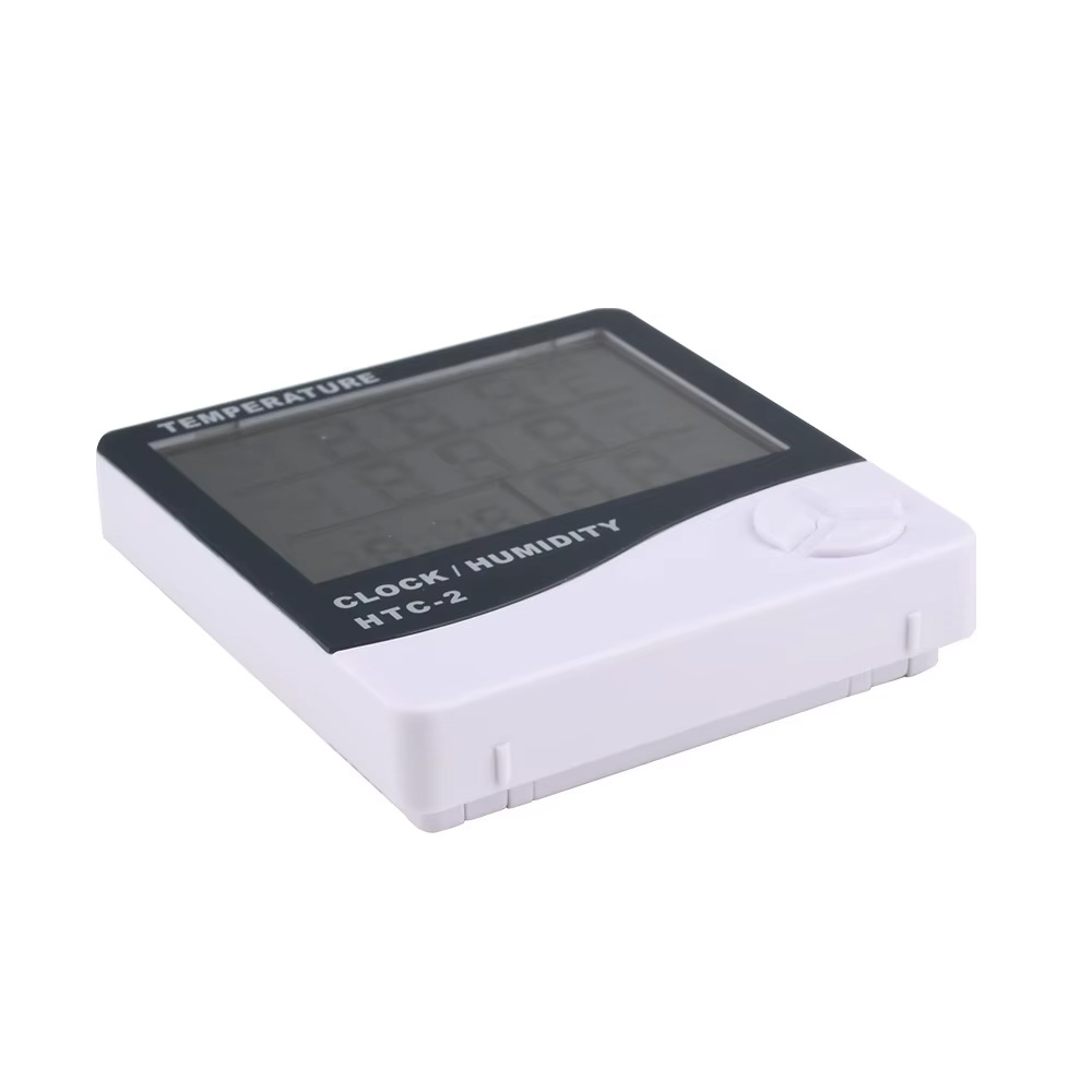 Termometar HTC-2 JWD temperetura, sat, vlaznost vazduha, sonda beli